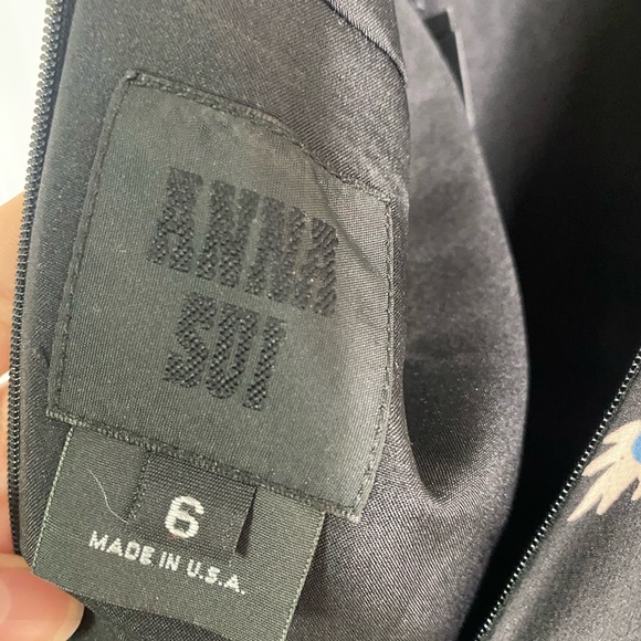 RARE NWT Anna Sui Lace Floral Multilayer Dress - Picture 5 of 7